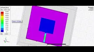Animation Video of Designed Microstrip Patch antenna