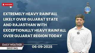 Exceptionally heavy rainfall likely over Gujarat region today