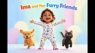 Ima and her Furry friends 🐱🐶 🎵 |  Toddler Learning Song | TiniTunes 🎵
