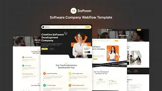 Softxon - Software Company Website Template / Create a Professional Software Website