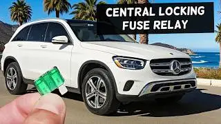 MERCEDES GLC Central Locking Power Door Lock Fuse Relay Location GLC 300 GLC 43 GLC 63 GLC 200 GLC 2