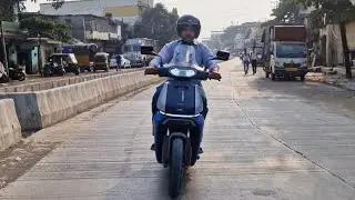 TVS Orbiter Test Ride - Connectivity, Safety & Comfort Features Explained | Better than Chetak?