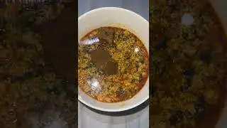 Egusi Soup and Beef 😋😋 #egusisoup #beef #food #foodblog #dailyfoodblog #foodshorts