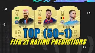 FIFA 21 TOP 100 Player Rating Prediction (50-1) 🔥😬| ft. Messi, Neymar, KDB & more