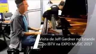 Jeff Gardner  e Daniel Brotto na Expo Music 2017