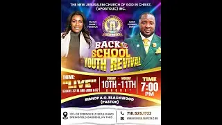 Back to School Youth Revival  || Speaker: Pastor Timiney Figueroa