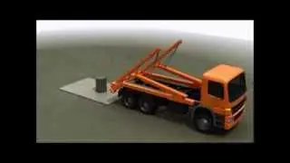 HABA underground skip portable waste compactor