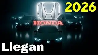 &iexcl;Honda 2026! Los 9 Nuevos Autos, y SUV que se lanzan