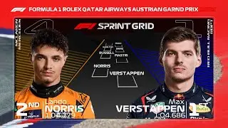 F1 2024 Austrian Grand Prix Sprint Race Starting Grid
