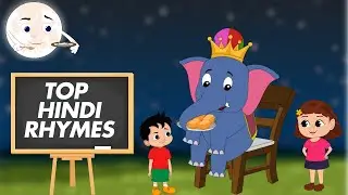 Top 15 Hindi Rhymes for Children | Hathi Raja, Chanda Mama , Kalu Madari & More | Hindi Balgeet