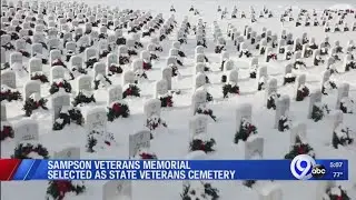 Sampson Veterans memorial selected as State Veterans Cemetery