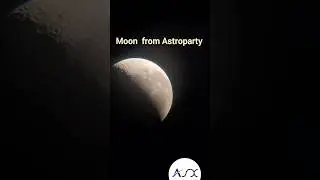 Moon through telescope #astronomy  #space #astronomy #facts #astronomyeducation