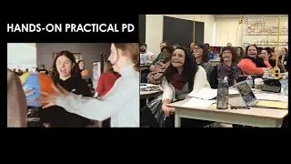Hands-on practical PD with &Eacute;TIENNE #rockyourclass #etienne
