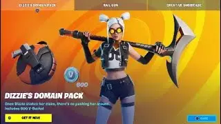 Fortnite | NEW DIZZIE'S DOMAIN PACK ($3.99 USD) Includes 600 V-Bucks! (Quick Look)