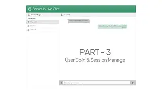 Realtime Live Chat App using Socket.io in Hindi | Creating User Joining & Session