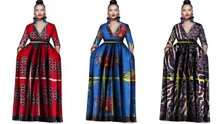 LONG AFRICAN PRINT DRESSES 2020: 50 BEST TRENDY, UNIQUE & GORGEOUS COLLECTIONS OF #AFRICAN DRESSES