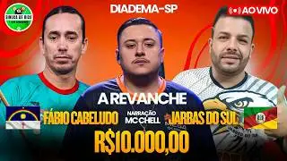 09/02 - JARBAS DO SUL X FABIO CABELUDO - REVANCHE SINUCA AO VIVO EM DIADEMA SP - MC CHELL #019
