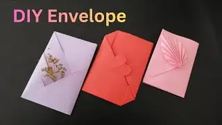 How to Make a Simple Origami Envelope | DIY Paper Envelope Step by Step