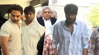 Vishwak Sen and Sundeep Kishan Visuals @ Producer Narayan Das Narang House