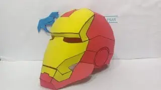 como fazer a máscara do homem de ferro com E.V.A