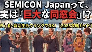 SEMICON Japanって実は「巨大な同窓会」!? 初心者・就活生のためのフランクな歩き方攻略ガイド【2025年版】