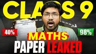 Class 9 MATHS ⚠️ - This is Your FINAL Paper !!! Last Chance to Save Maths Score! Zero to Hero