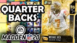 RANKING the BEST Quarterbacks in Madden 20 Ultimate Team