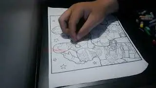 Color The Picture Of Five Superhero Warriors Fighting To Protect World Peace 5 - You Should