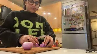 Cooking with my minicute chef  👩&zwj;🍳 