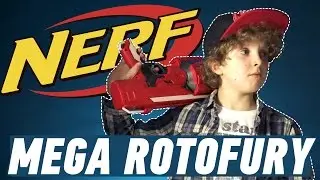 Бластер Nerf Mega Rotofury: обзор и распаковка