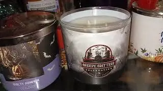 😱Ghostly Goo Guilty Pumpkin Creepy Critters Blueberr🎃Pumpkin Goose Creek candle review Sept 2022