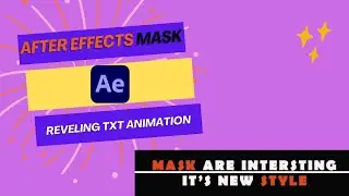 After Effects Text Reveal Tutorial with Animated Line Effect