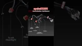 Headlight Relay Wiring Harness installation#mechanic#ayubali3205#wiring#shorts#headlight#suzuki
