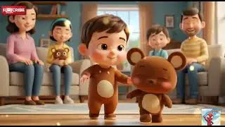 Lububu Aaya Tip-Tip 🧸 | Gol Gol Aankhein | Cute Kids Poem