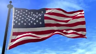 American Flag Animation Motion Graphics