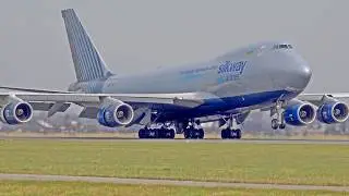 35 BIG PLANES TAKING OFF & LANDING | 7x B747, A380, B777, A350 | Amsterdam Schiphol Spotting