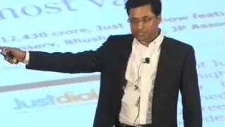 At 8th India Digital Summit 2014 - VSS Mani - Founder & CEO - Just Dial