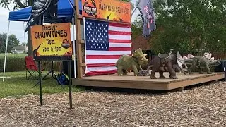 Dinaosaur Show live from Dino Tyme Park