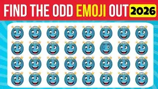 Find the Odd Emoji Out 🤔 | Fun Emoji Quiz for Kids 2026 🎉