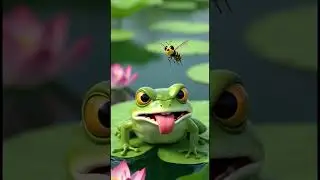 Frog vs Matrix Fly  Epic Tongue Fail! 😂🐸