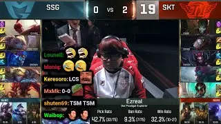SKT vs SSG Game 3 | 2016 Worlds Finals | Twitch VOD with Chat