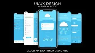 Mobile App UI/UX Design in Adobe XD and Illustrator - Preview Prototype