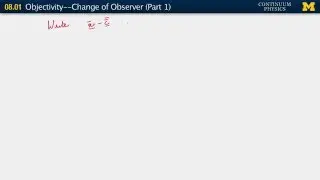 08.01. Objectivity--change of observer