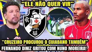 CUIABANO RECUSA O VASCO? JORNALISTAS DA ESPN TRAZ VERDADE SOBRE REFORÇO E NUNO MOREIRA CHATEADO! E+