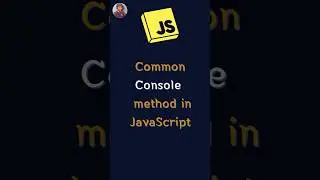 Common Console method in JavaScript   