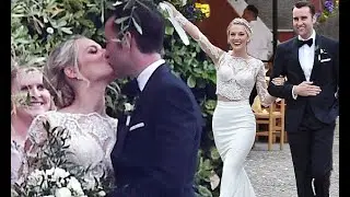 Harry Potter star Matthew Lewis plants a sweet kiss on bride Angela Jones - 247 News