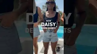 🌸NEW: Daisy Denim Shorts🌸 #DenimShorts #Denim #Fashion #Summer #denimlook #denimfashion