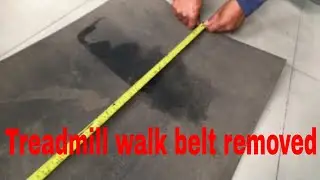 How to fix Treadmill machine running has sound  Disassemble walking Belt and Deck board running 02