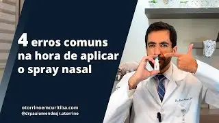 REMEDIO PARA RINITE: APRENDA COMO COLOCAR DE FORMA CORRETA O SPRAY NASAL DE CORTICOIDE ?