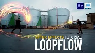 After effects Tutorial | Loop Flow Plugin | Super Power VFX